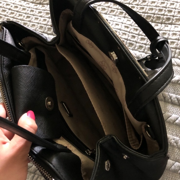 Guess Black Tote Handbag - Picture 4 of 6